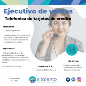 Ejecutiva de Ventas